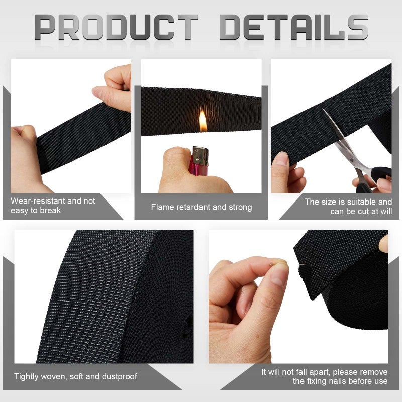 Hanaive 26 ft Nylon Hydraulic Hose Protector Sleeve Tig Torch Cable Cover Black Protective Cover Hose Sheath Hydraulic Wrap Cutting Wire Sheath Sleeve Management Wrap for Cord Tig(1.5 Inch Id) - Image 4