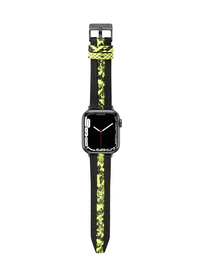 POLICE Bridge Black Leather Watch Straps