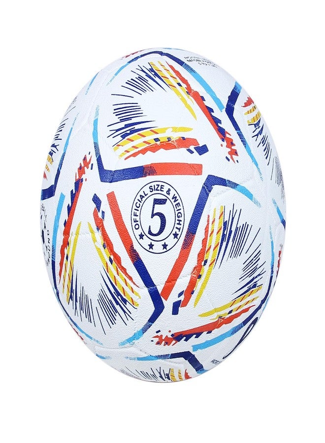 RASCO World Cup Soccer Ball, Size 5, White - Image 3