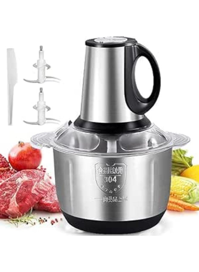 DENX Multi-Function Meat Grinder, 5L Capacity, 850W, Stainless Steel, 5 Blades, Model DX3202 - Image 1