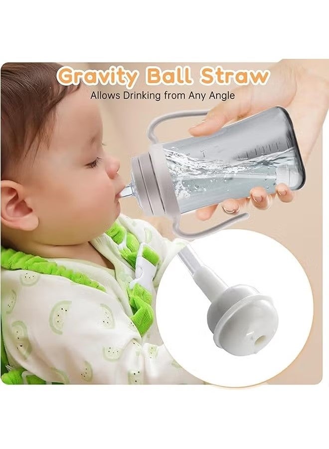 3Pcs Replacement Weighted Straws for , Silicone Gravity Ball Straw Replacment for Soft Bottle Straws for Sippy Cup, No Spill, Weighted Straw Kit - Image 4
