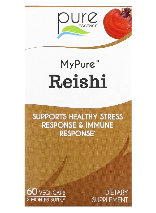Pure Essence My Pure Reishi 500 mg 60 Vegi-Caps - Image 1