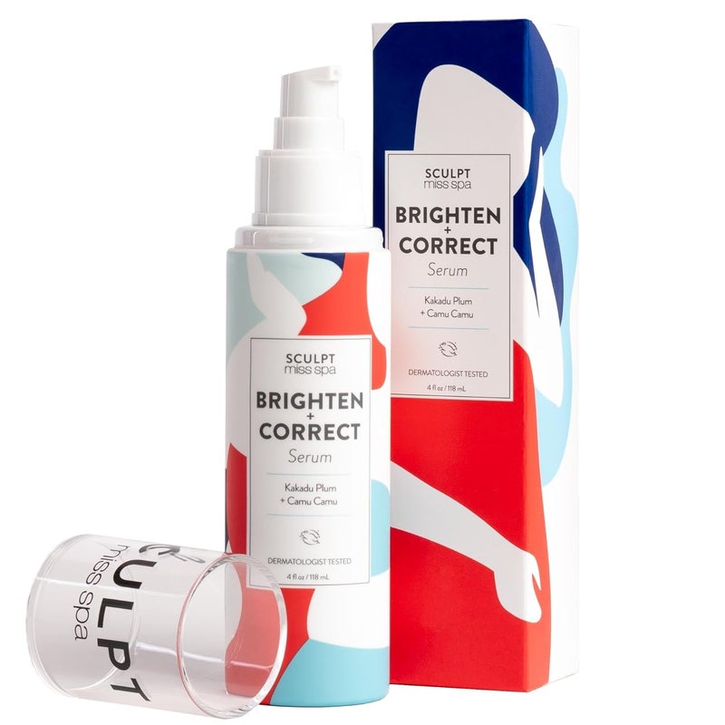 Miss Spa Brighten Correct Face Serum for Women Vitamin C Face Serum Kakadu Plum and Camu Camu Brightening Face Body Serum Skin Care Products
