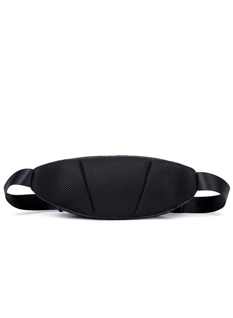 ARCTIC HUNTER Casual Lightweight Belt Bag Waterproof Money and Phone Waist Bag Dual Pocket Black YB14001  - Image 4