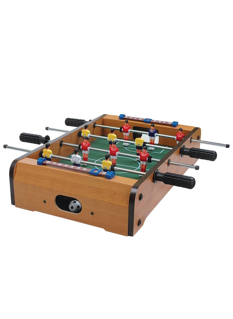 Toy Box Wooden Football Table Soccer Game Set 51x32cm - Image 4