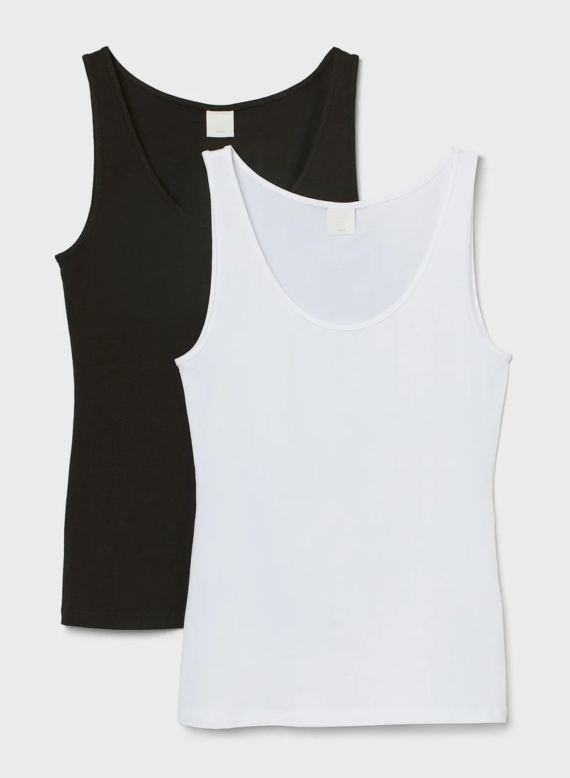 H&M 2 Pack Knitted Tank Top