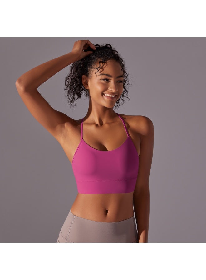 Seamless Yoga Bra Y-back Crop Tops Running Gym Sport Underwear Push Up Yoga Vest Shockproof Fitness Workout Bra - Image 3