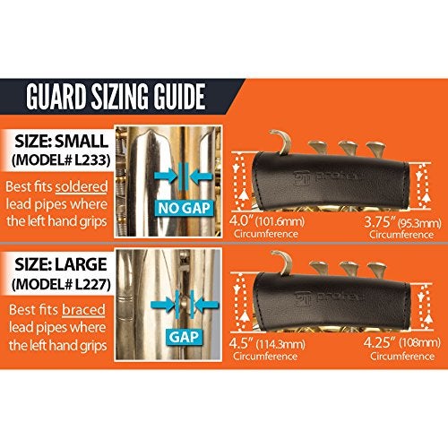 Protec French Horn Hand Guard, Larger, Model L227,Black - Image 5