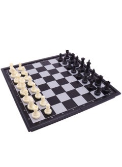 UniTrain Magnetic Portable Medium Chess Board Game Set - Travel Chess Set with Folding Board and Chessmen  - Image 2