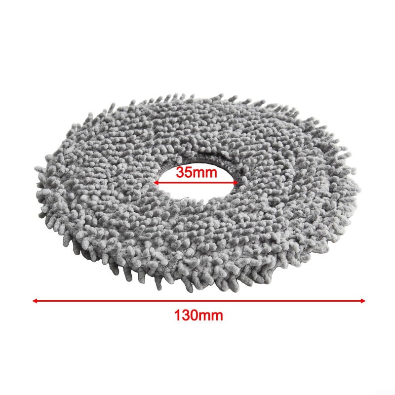 4 Pack Microfiber Replacement Mop Cloths For P10 Pro Robot Vacuum Cleaner - Image 3