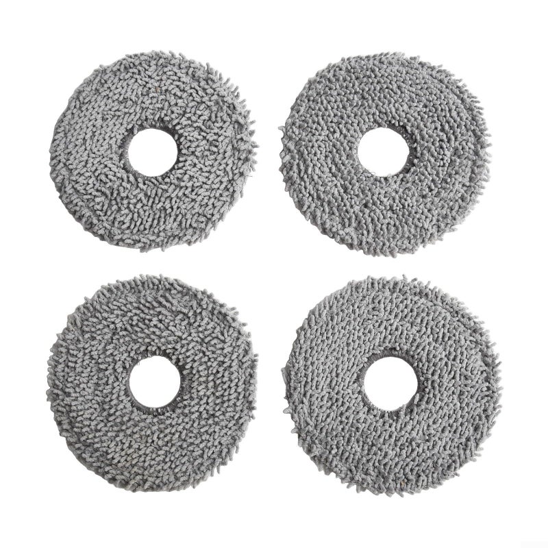 4 Pack Microfiber Replacement Mop Cloths For P10 Pro Robot Vacuum Cleaner - Image 2