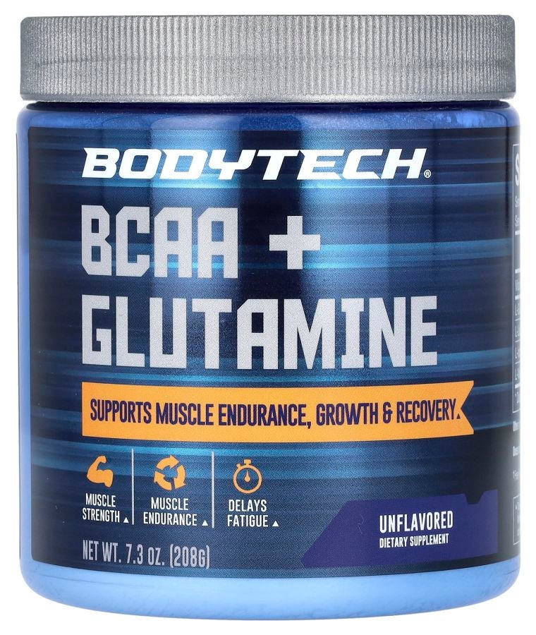 BCAA + جلوتامين بدون نكهة 7.3 أونصة (208 جرام)