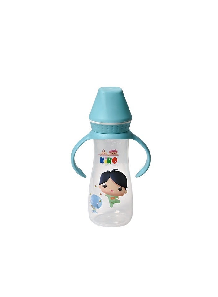Kiko Ml Feeding Bottle With Siliocne Nipple 250 Ml-Blue - Image 1