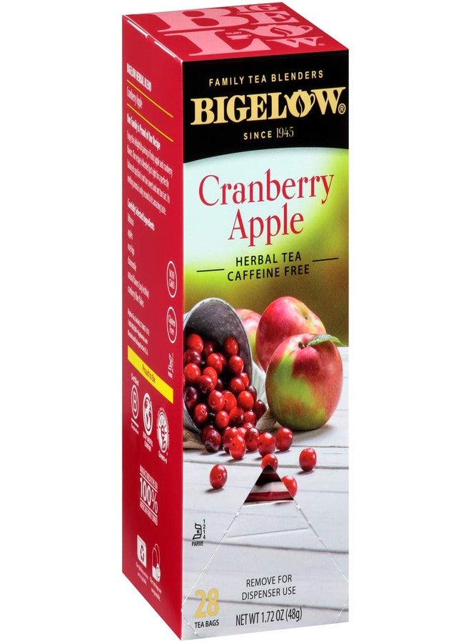 Bigelow Tea Bigelow Cranberry Apple Herbal Tea Bags 28-Count Box (Pack of 1) Cranberry Apple Hibiscus Flavored Herbal Tea Bags All Natural Non-GMO - Image 2