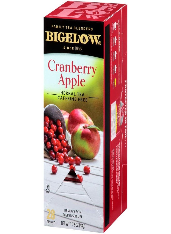 Bigelow Tea Bigelow Cranberry Apple Herbal Tea Bags 28-Count Box (Pack of 1) Cranberry Apple Hibiscus Flavored Herbal Tea Bags All Natural Non-GMO - Image 3