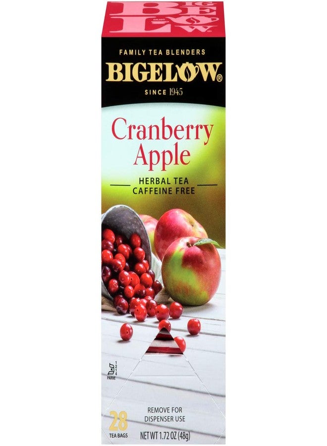 Bigelow Tea Bigelow Cranberry Apple Herbal Tea Bags 28-Count Box (Pack of 1) Cranberry Apple Hibiscus Flavored Herbal Tea Bags All Natural Non-GMO - Image 1