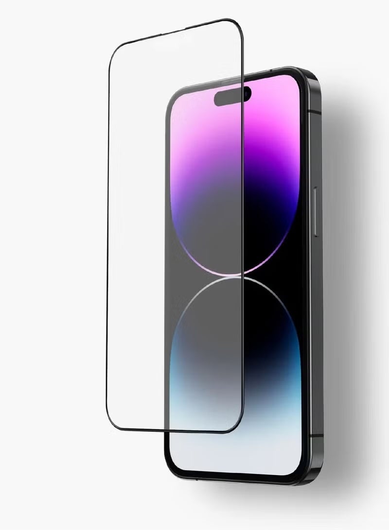 واقي شاشة لهاتف iPhone 15 مصنوع من الزجاج المقوى، شفاف عالي الدقة، مضاد للخدش، مناسب للحافظات، سهل التركيب - Image 1