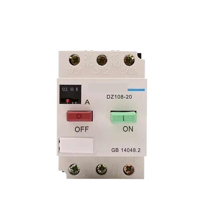 DZ108-20/111 AC Motor Starter Protection Starter Circuit Breaker(6.3-10A) - Image 4