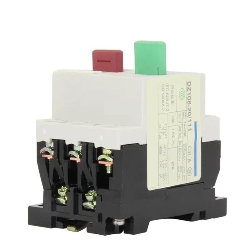 DZ108-20/111 AC Motor Starter Protection Starter Circuit Breaker(6.3-10A) - Image 3