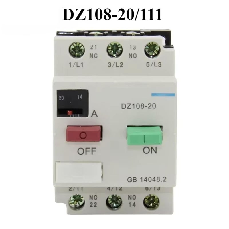 DZ108-20/111 AC Motor Starter Protection Starter Circuit Breaker(6.3-10A) - Image 2
