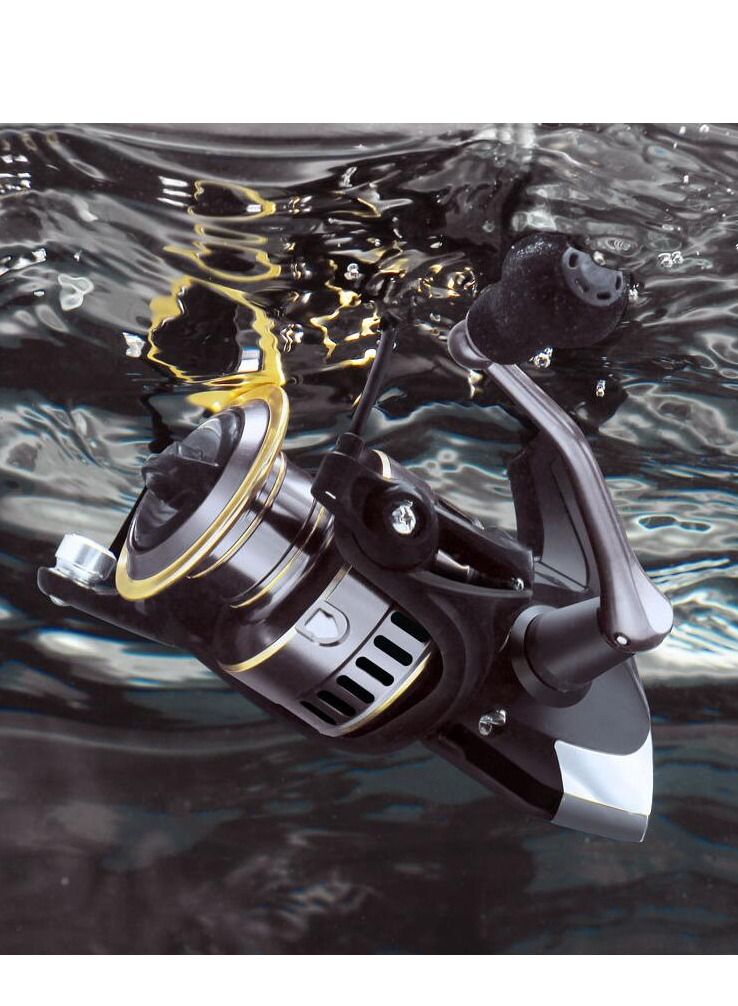 MIXDE Fishing Reel  Fishing Reel Wire Cup Rocker Full Metal Type Spinning Wheel Type Fishing Vessel Metal Fishing Wheel Spinning Wheel - Image 4