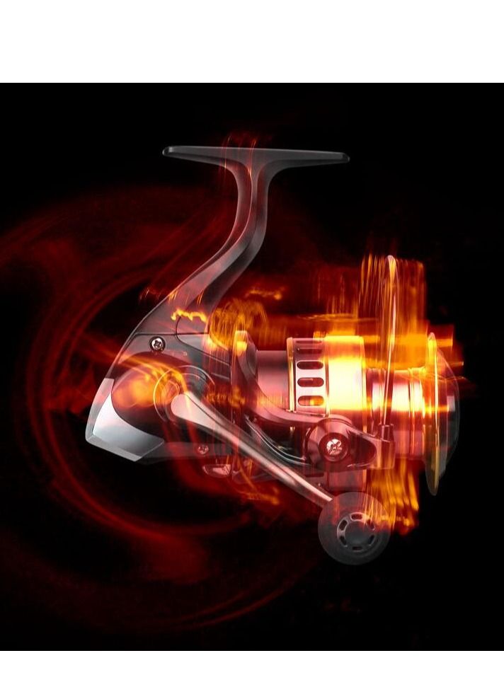 MIXDE Fishing Reel  Fishing Reel Wire Cup Rocker Full Metal Type Spinning Wheel Type Fishing Vessel Metal Fishing Wheel Spinning Wheel - Image 2