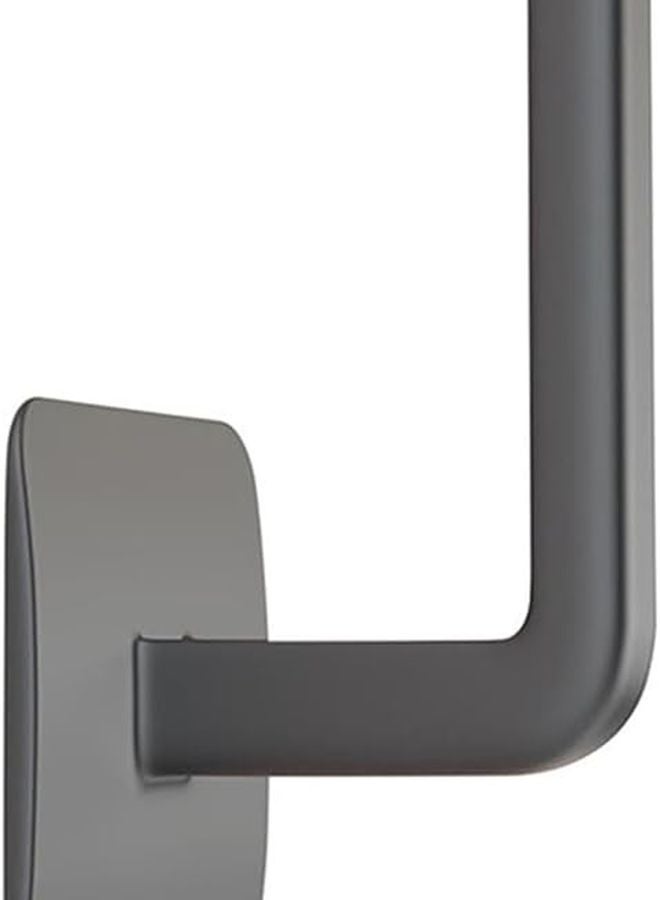 الخطافات اللاصقة البلاستيكية السوداء لتعليق الملابس لا تحتاج إلى حفر حجم صغير عالمي - Image 1