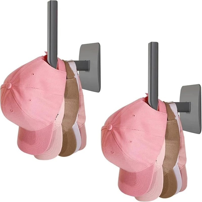 الخطافات اللاصقة البلاستيكية السوداء لتعليق الملابس لا تحتاج إلى حفر حجم صغير عالمي - Image 5