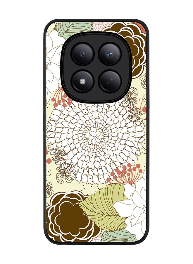 For Xiaomi Redmi Note 15 Pro 4G Case,Slim fit Camera Protection, Shockproof Thin Phone cover  - Blooming Flower