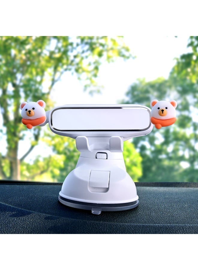 Longqi's New Cute Cartoon Car Mobile Phone Holder Suction Cup Universal Anti-Shake Car Navigation Holder Can Be Shipped on Behalf of Others - Image 1
