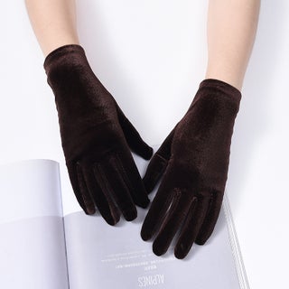 Solid Color Golden Velvet Knitted Gloves for Womens Warm and Velvet-Lined Work Thickened Elastic Five-Finger Full-Finger Students in Autumn and Winter Coffee - pzsku/ZE61781D6E58C1B74E45DZ/45/1746227108/7f6e1e7a-bef0-477d-8f0c-3d8376aae9d7