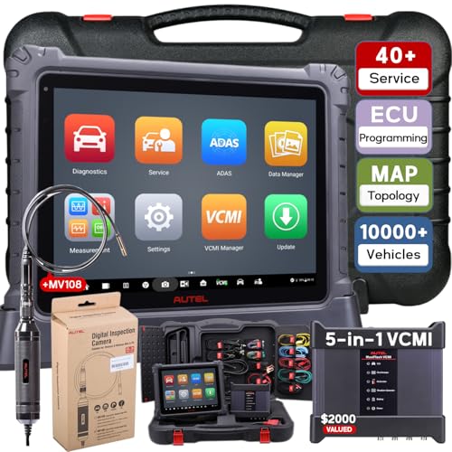 Autel MaxiSys Ultra Scanner, 2026 Top Intelligent Scan Tool with MV108 & 5-in-1 VCMI [$2000], Up of Ultra Lite/ MS919/ MS909 S2/ Elite, Motor TruSpeed, Topology Map 2.0, 40+ Service, Programming ﻿ - Image 1