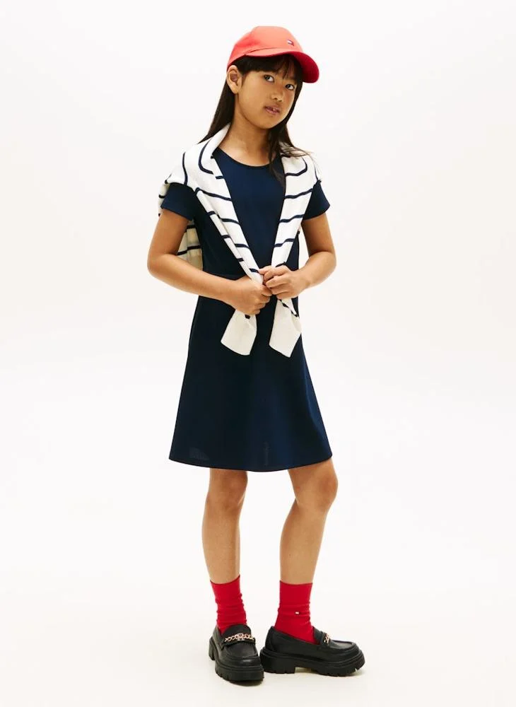 TOMMY HILFIGER Kids Eential Punto Skater Dress