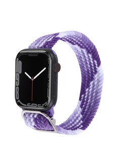Replacement Strap Nylon Braid Strap Watch Band For Apple Watch Ultra 49mm&Watch Ultra 2 49mm / Series 9&8&7 45mm / SE 3&SE 2&6&SE&5&4 44mm / 3&2&1 42mm 37