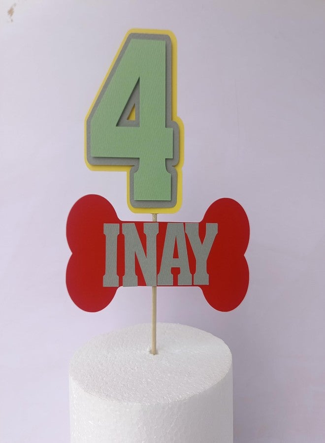 Sam Cute Land Handcrafted Paw Cake Topper - Image 1
