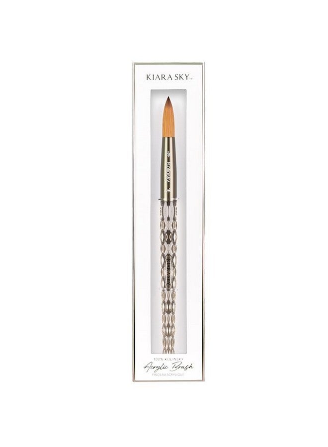 كيارا سكاي أظافر احترافية *جديدة* فرشاة أظافر كولينكسي مصنوعة يدويًا من الأكريليك والكريستال الأسود بنسبة 100% (16) - Image 1