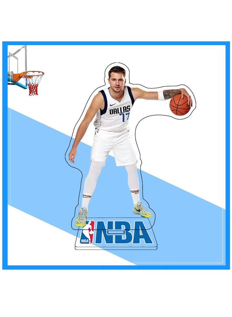 حامل عرض NBA Star-Doncic لتزيين المنزل والمكتب والمدرسة، هدية رائعة لمحبي كرة السلة - 15 سم - Image 1