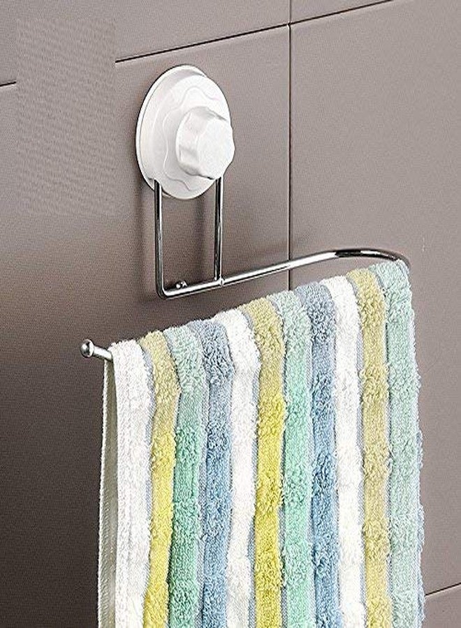 myzon ew Towel Holder Sucker Towel Rack Kitchen Tissue Holders Toilet Paper Holder (White) - Image 3