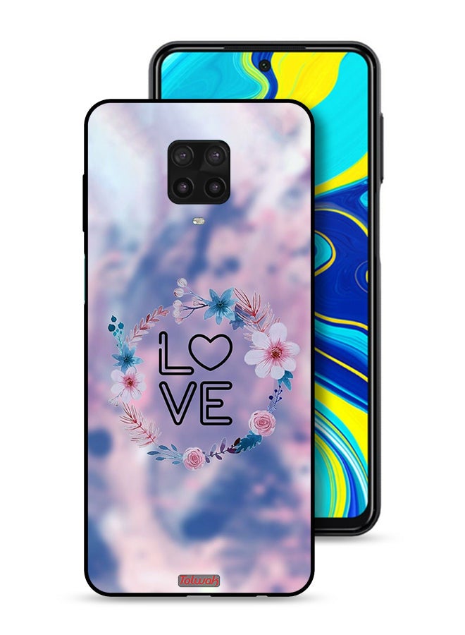 Tolwak Xiaomi Redmi Note 9S Protective Case Cover Love In Flowers Ring Art - Image 1