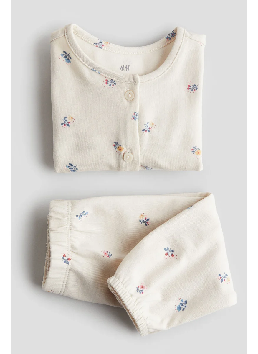 اتش اند ام 2-Piece Printed Cotton Set