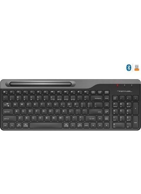 A4 Tech FBK25 Q Bluetooth, 2.4g Wireless Keyboard, Black