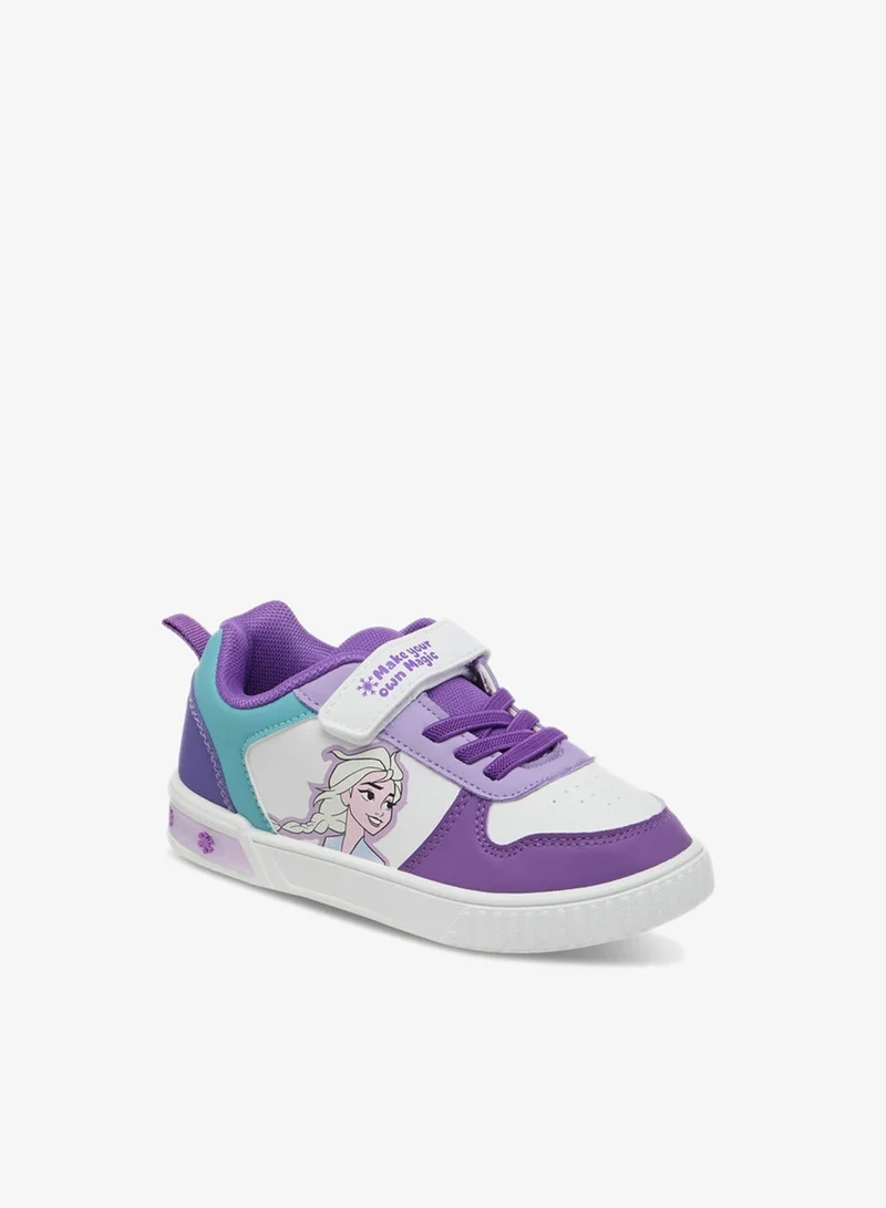 ديزني أحذية رياضية بطبعة فروزن بإغلاق لاصق