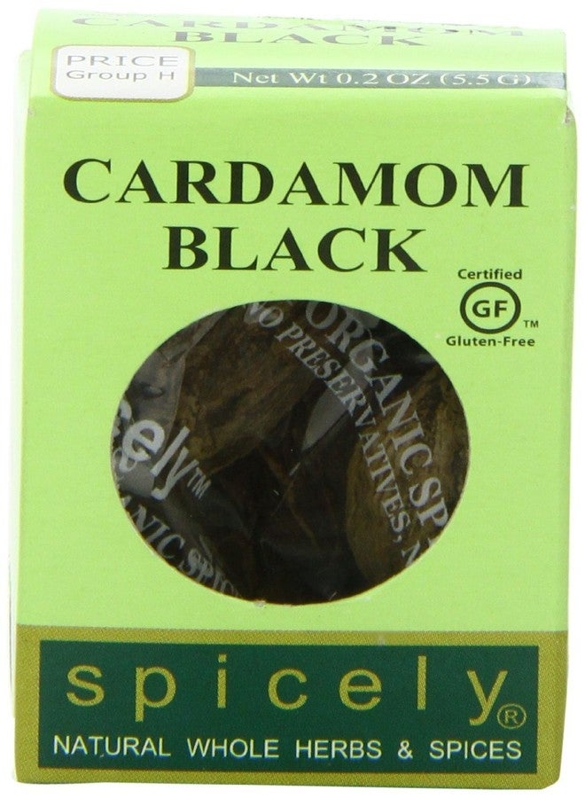 SPICELY Organic Black Cardamom, 0.2 OZ - Image 1