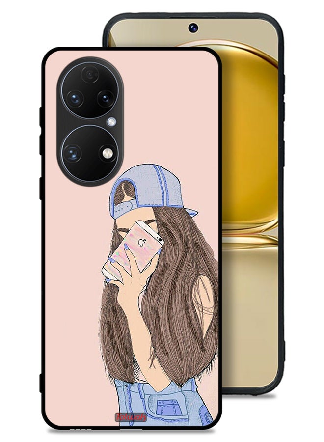 Tolwak Huawei P50E Protective Case Cover Making Selfies - Image 1