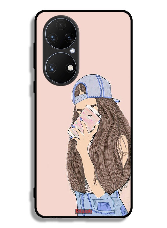 Tolwak Huawei P50E Protective Case Cover Making Selfies - Image 2