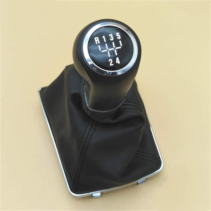 Vuzmode 5 Speed Gear Shift Knob with Leather Boot - Image 1