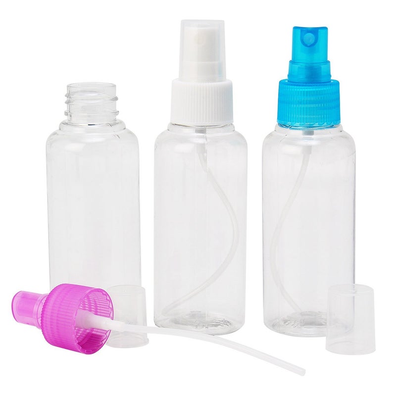 Inditradition Inditradition Mini Refillable Perfume Atomizer Spray Bottle Mist Spray Bottle Pack of 3 100 ML Transparent  - Image 3