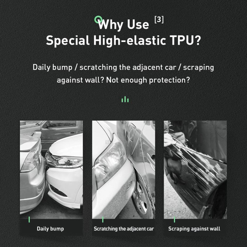 Baseus Car Door Protector Liquid Silica Scratch Guard - Airbag Buffer Traceless Adhesive Universal Fit for SUV RV Car Protection - Image 3