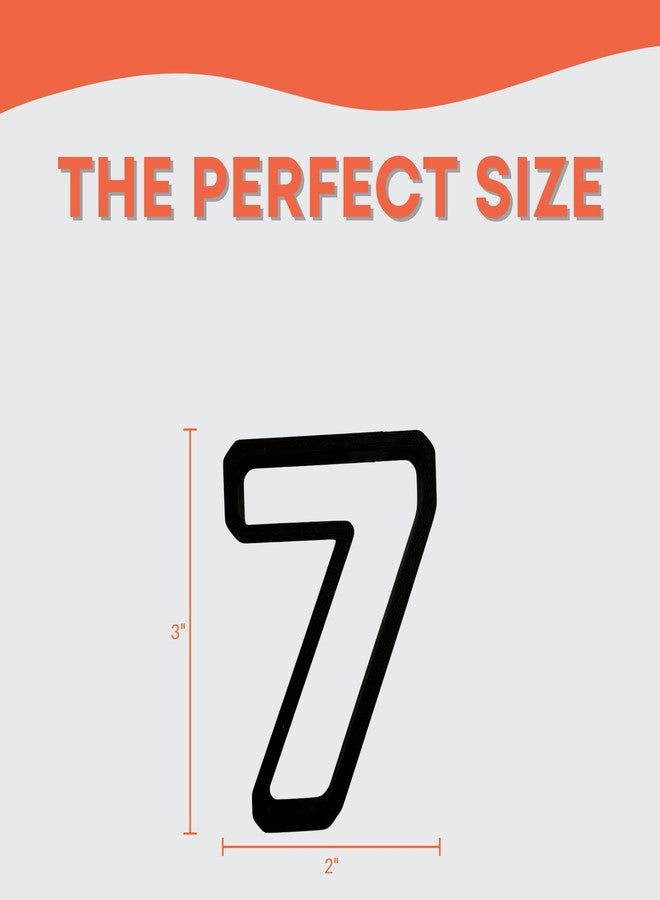 Bundle of Fun 7 Block Numbers Cookie Cutter with Easy Push Design (3.5 inch) - Image 2