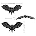 SaktopDeco Black Bats Halloween Decoration Mini 3D Plastic Bat Party Artificial Bats for Crafts Creepy Scary Prank - Image 4